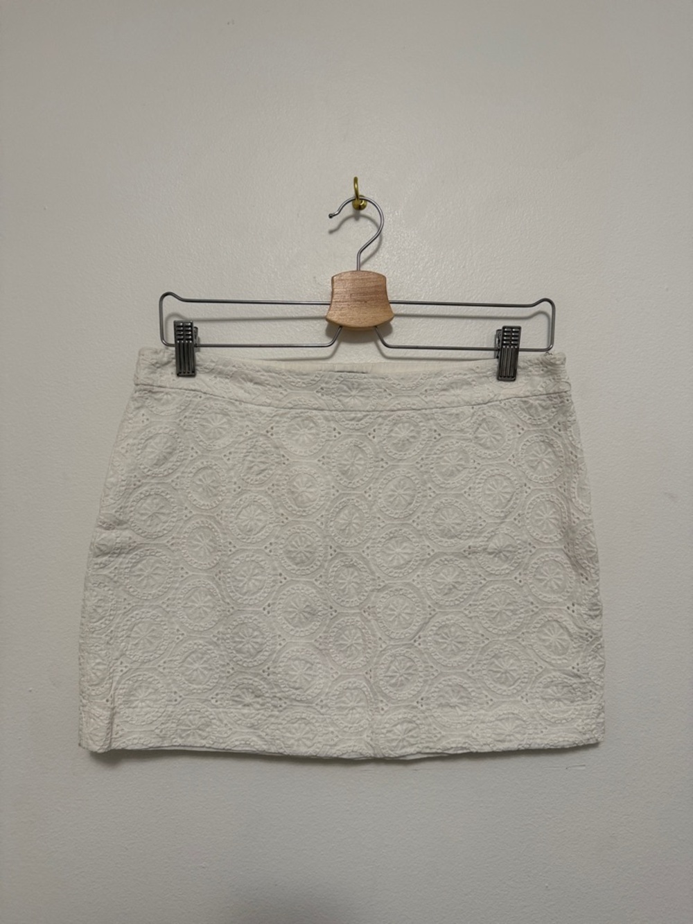 GAP White Eyelet Mini Skirt